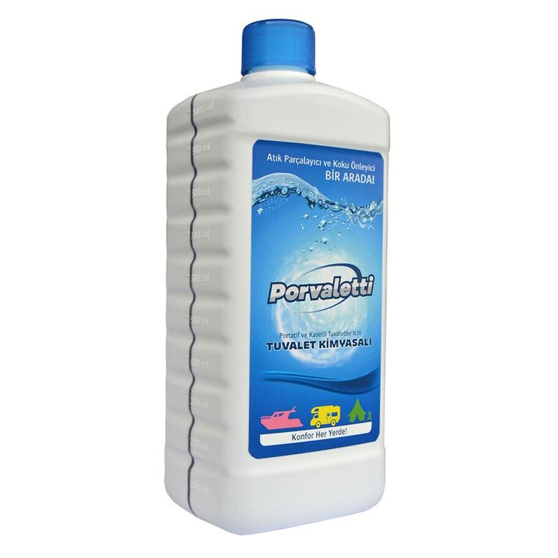 Porvaletti Karavan ve Tekne Portatif Tuvalet Kimyasalı 1 Litre