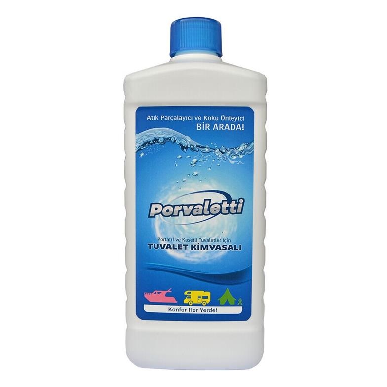 Porvaletti Karavan ve Tekne Portatif Tuvalet Kimyasalı 1 Litre