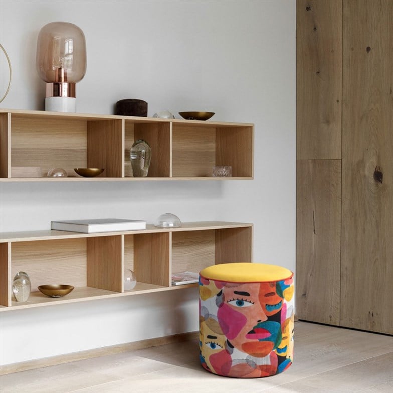 Puqqa Estilo Puf Desenli