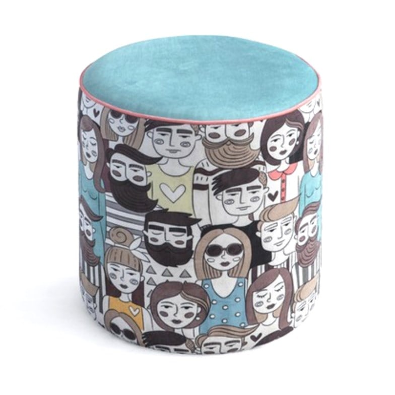 Puqqa Faces Puf Desenli