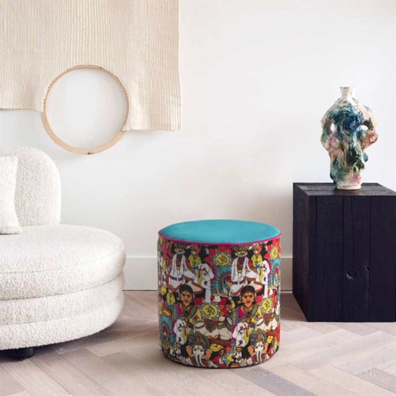 Puqqa Hinduizm Puf Desenli