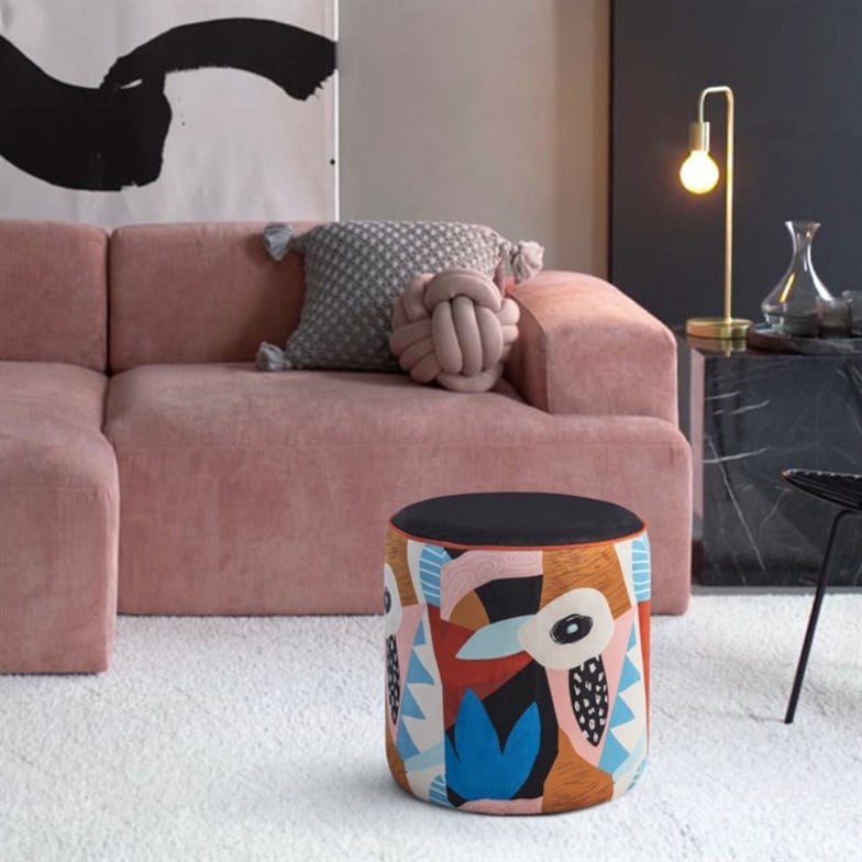 Puqqa Ruby Puf Desenli