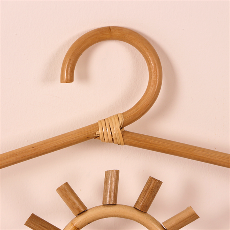 Reyo Dekoratif 6'lı 30x17cm Bambu Çocuk Elbise Askısı - 01