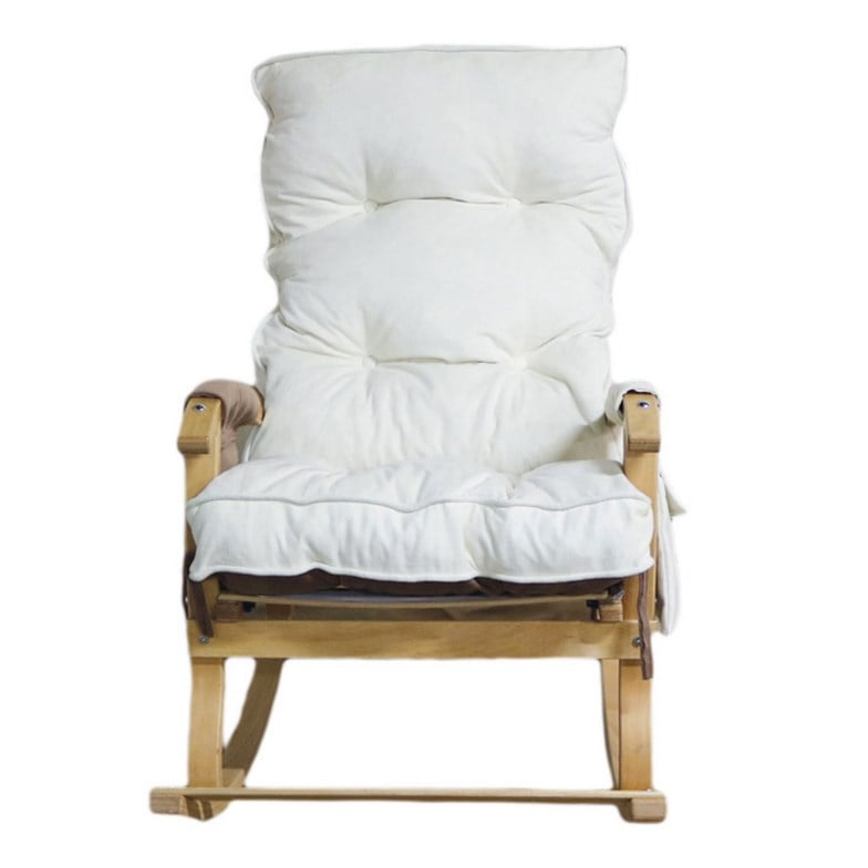 Reyo Home Sakura Lüks Sallanan Sandalye Kahve/Krem