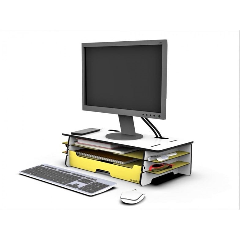 Reyo Prado WoodACT Doremo Monitör Yükseltici Stand Monitör Sehpası