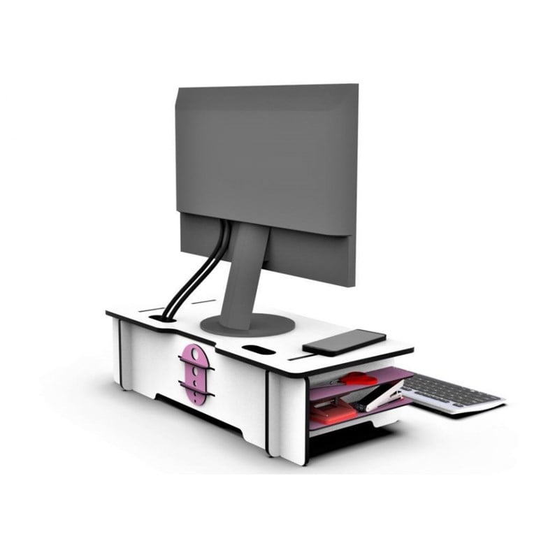 Reyo Prado WoodACT Doremo Monitör Yükseltici Stand Monitör Sehpası