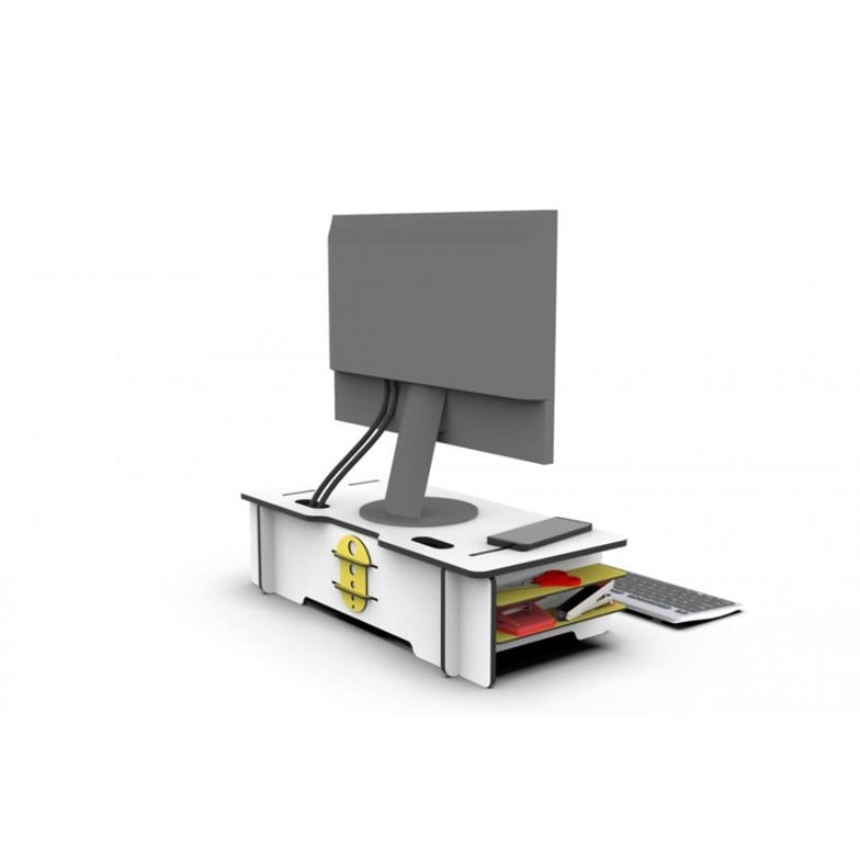 Reyo Prado WoodACT Doremo Monitör Yükseltici Stand Monitör Sehpası