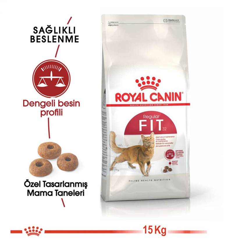 Royal Canin Fit 32 15 kg Yetişkin Kuru Kedi Maması