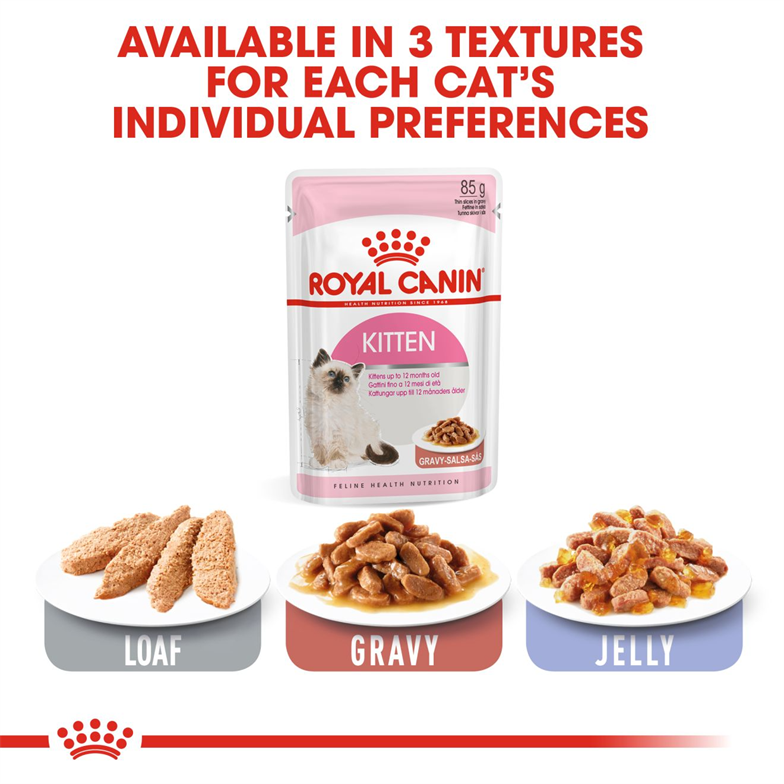 Royal Canin Kitten Gravy Pouch Yaş Mama 12 Adet x 85 Gr