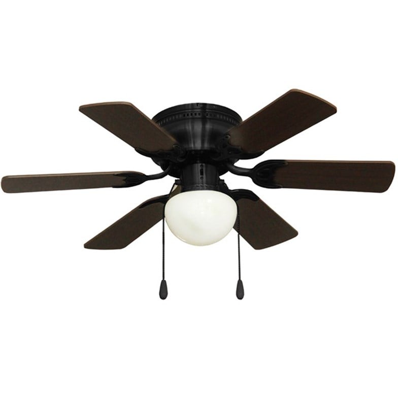 Rubenis RBTA-70 107cm 6 Ahşap Kanatlı Avizeli Lambalı Tavan Vantilatörü