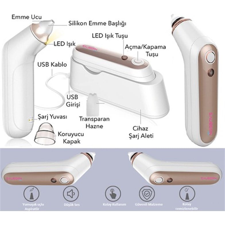 Saubern NA6153 Nasal Elektronik Burun Aspiratörü