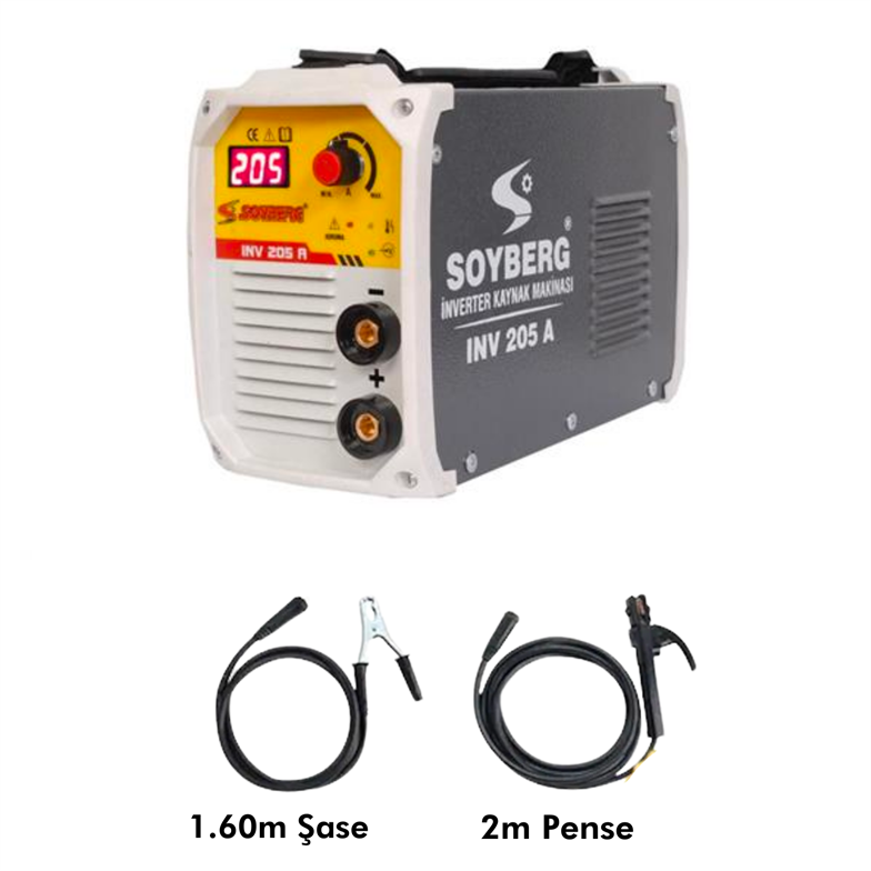 Soyberg 205A İnverter Kaynak Makinası 205 Amper