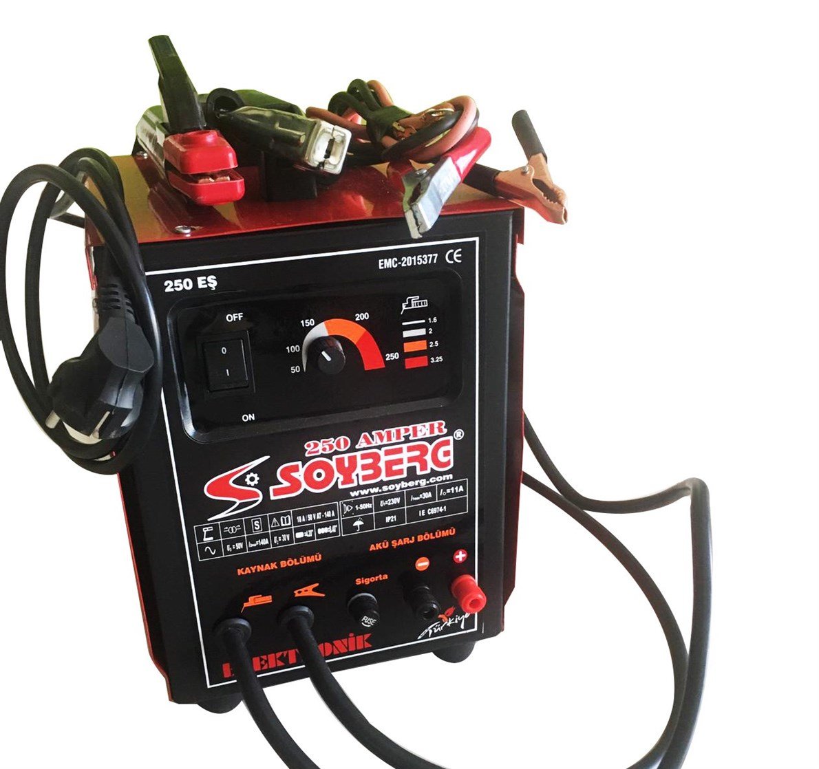 Soyberg 250 Eş Akü Şarjlı Kaynak Makinası