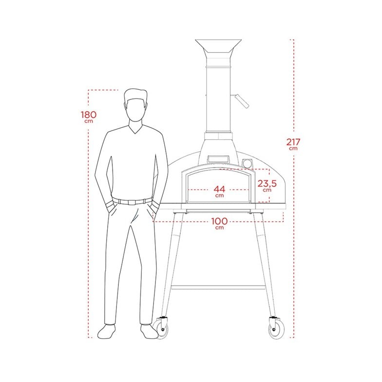 Tashoven Pro 100 Taş Fırın Barbekü