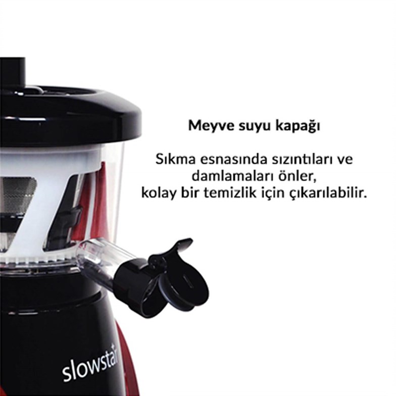 Tribest Slowstar SW-2000-F Soğuk Sıkım Katı Meyve Sıkacağı
