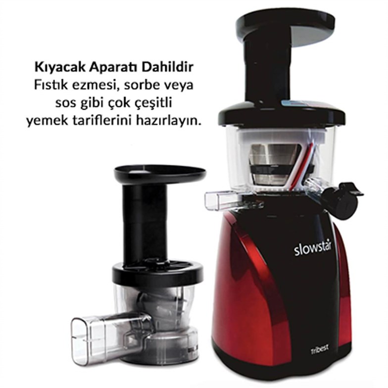Tribest Slowstar SW-2000-F Soğuk Sıkım Katı Meyve Sıkacağı
