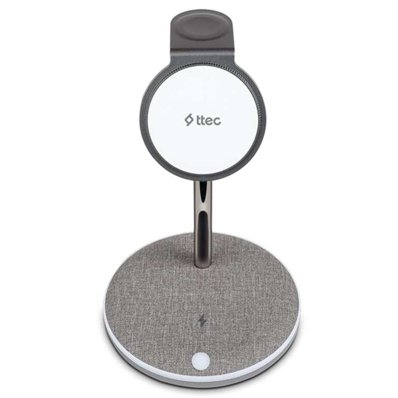Ttec AirCharger Trio M MagSafe Uyumlu 3'ü 1 Arada iPhone + Apple Watch + AirPods Kablosuz Hızlı Şarj Standı
