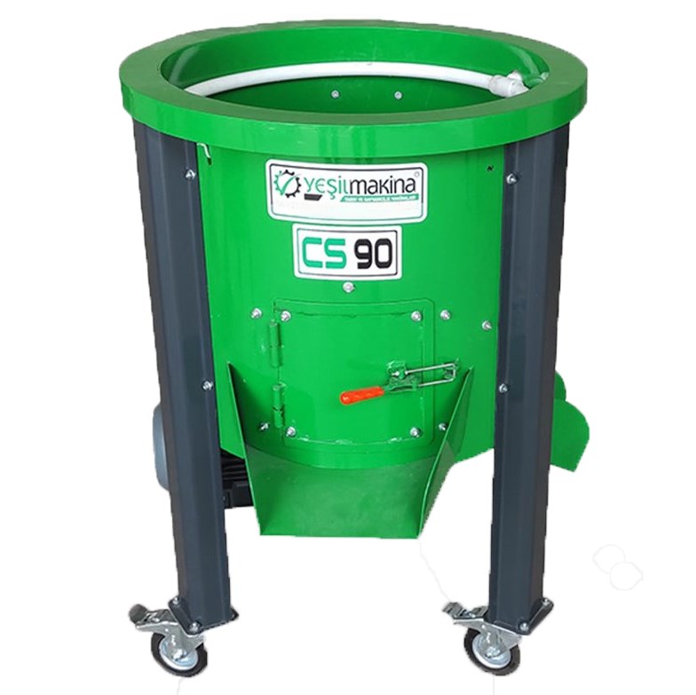 Yeşil CS90 Sabit Devirli Ceviz Soyma Makinesi 50KG/90L 220V