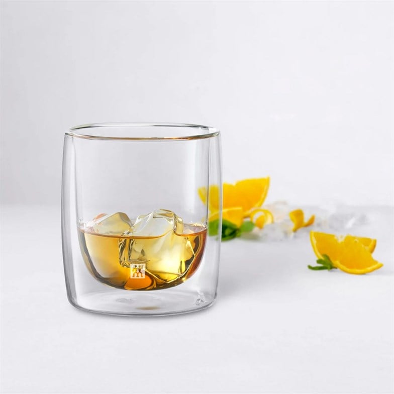 Zwilling Çift Camlı 2'li Viski Bardağı