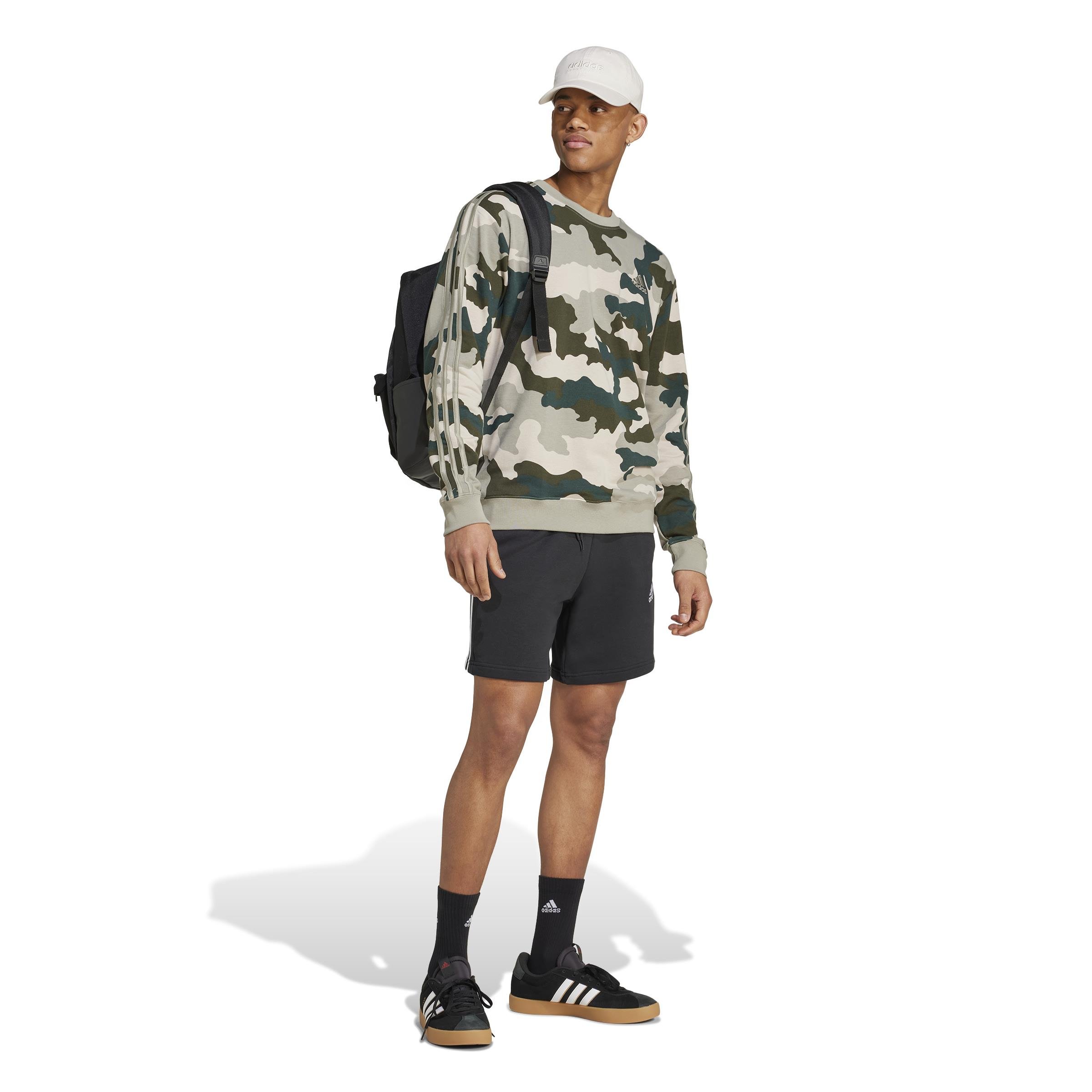 Adidas M Camo Crw Erkek Sweatshirt