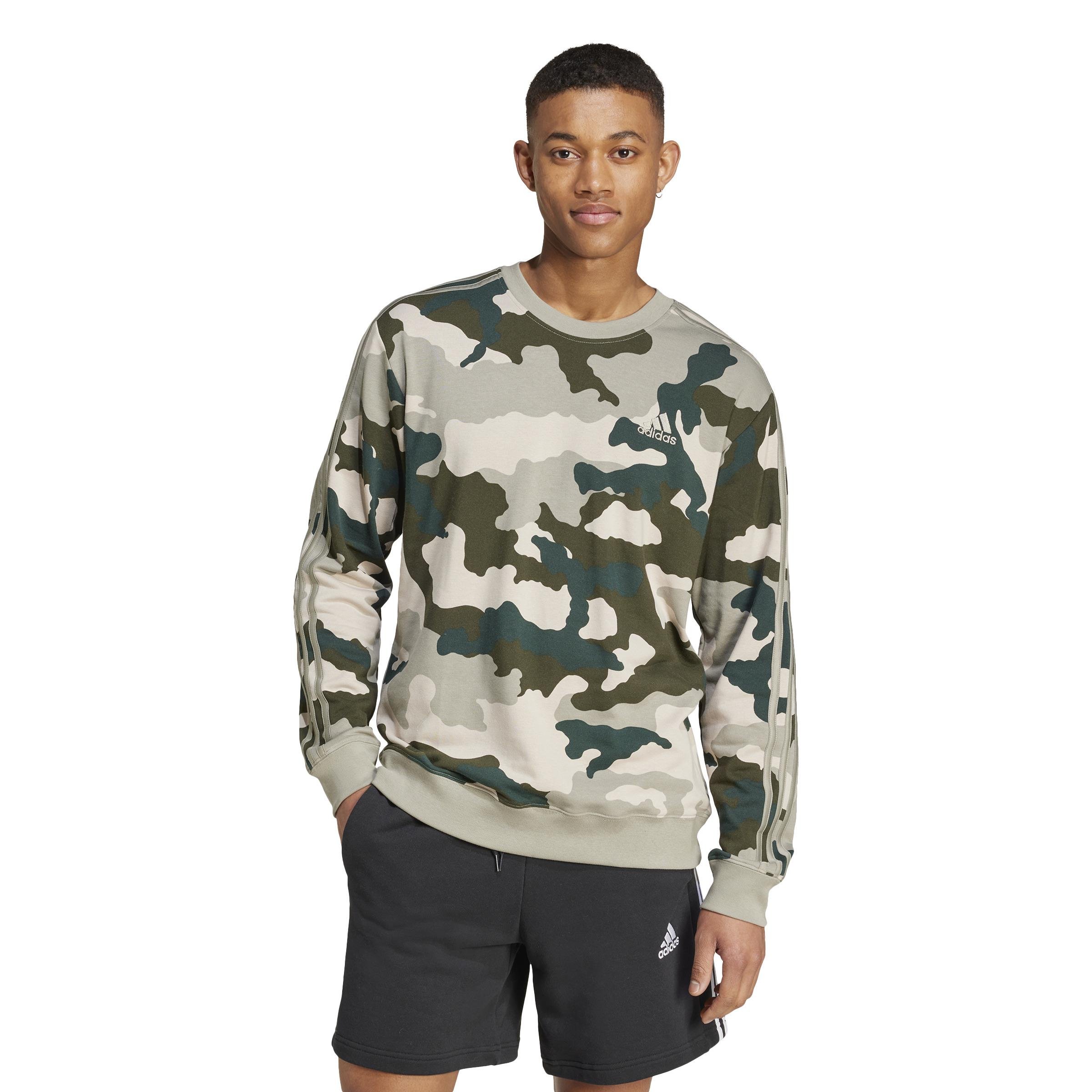 Adidas M Camo Crw Erkek Sweatshirt