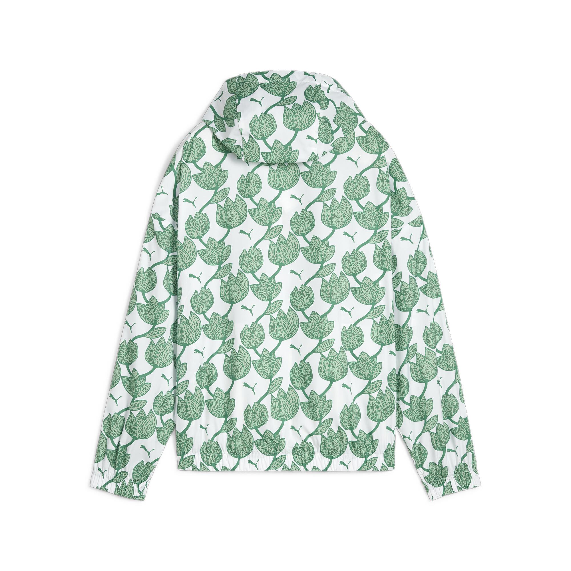 Blossom Aop Windbreaker Kadın Yağmurluk