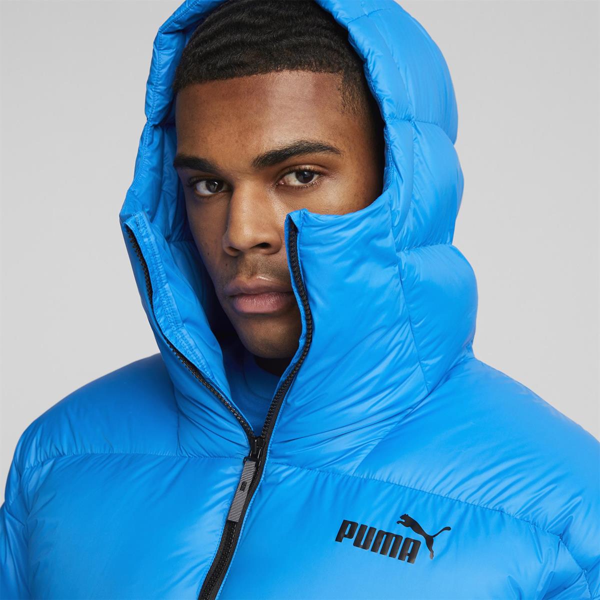 Hooded Ultra Down Puffer Jacket Erkek Mont