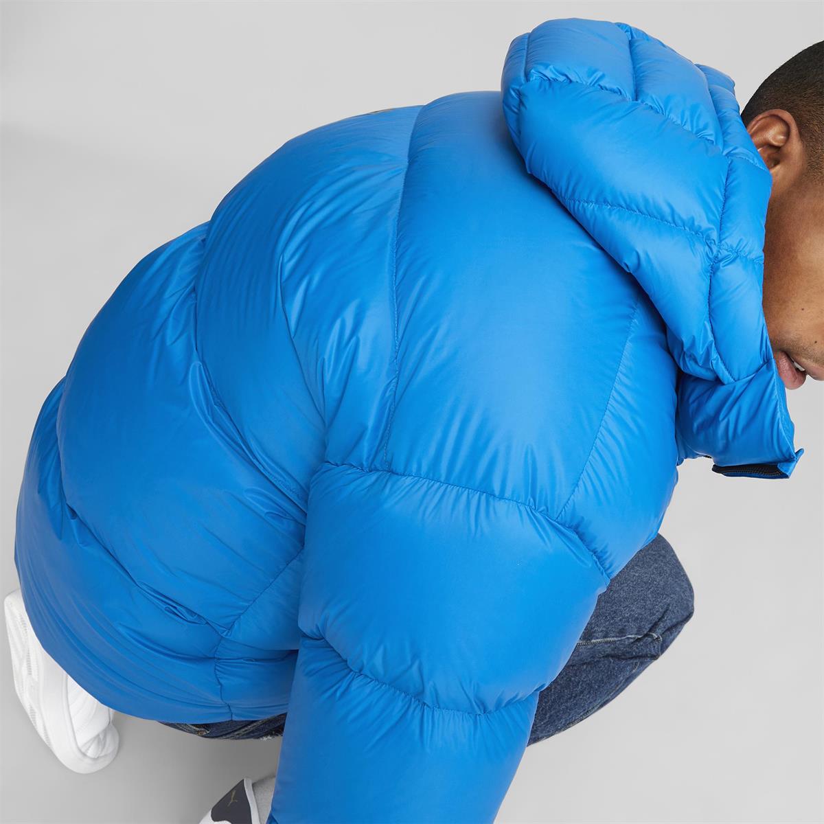 Hooded Ultra Down Puffer Jacket Erkek Mont