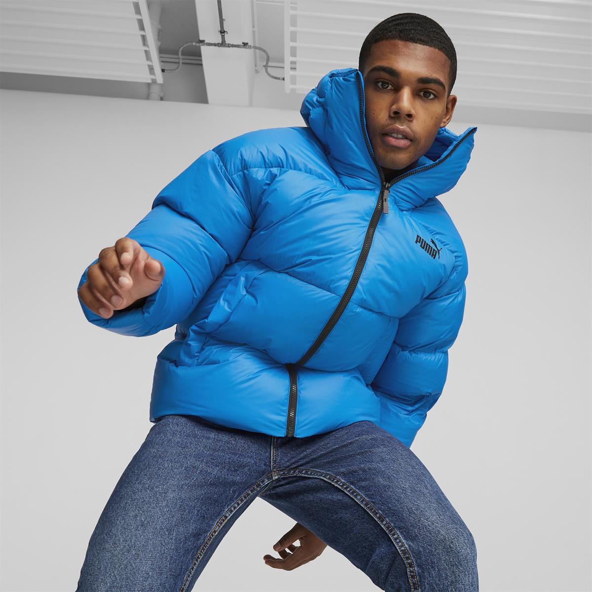 Hooded Ultra Down Puffer Jacket Erkek Mont