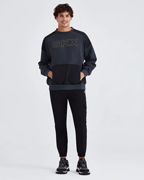 M LW Fleece Crew Neck Sweatshirt Erkek Sweatshirt