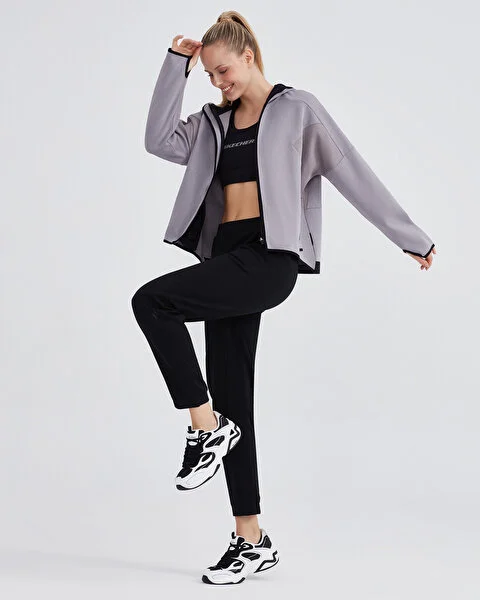 W 2XI-Lock Full Zip Hoodie Sweatshirt Kadın Sweatshirt