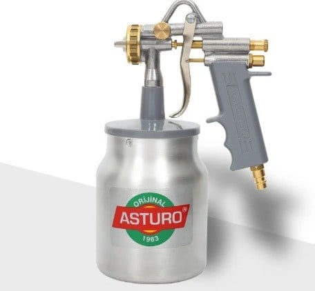 Asturo G70 Boya Tabancası Alttan Depo 1,8 Ağız