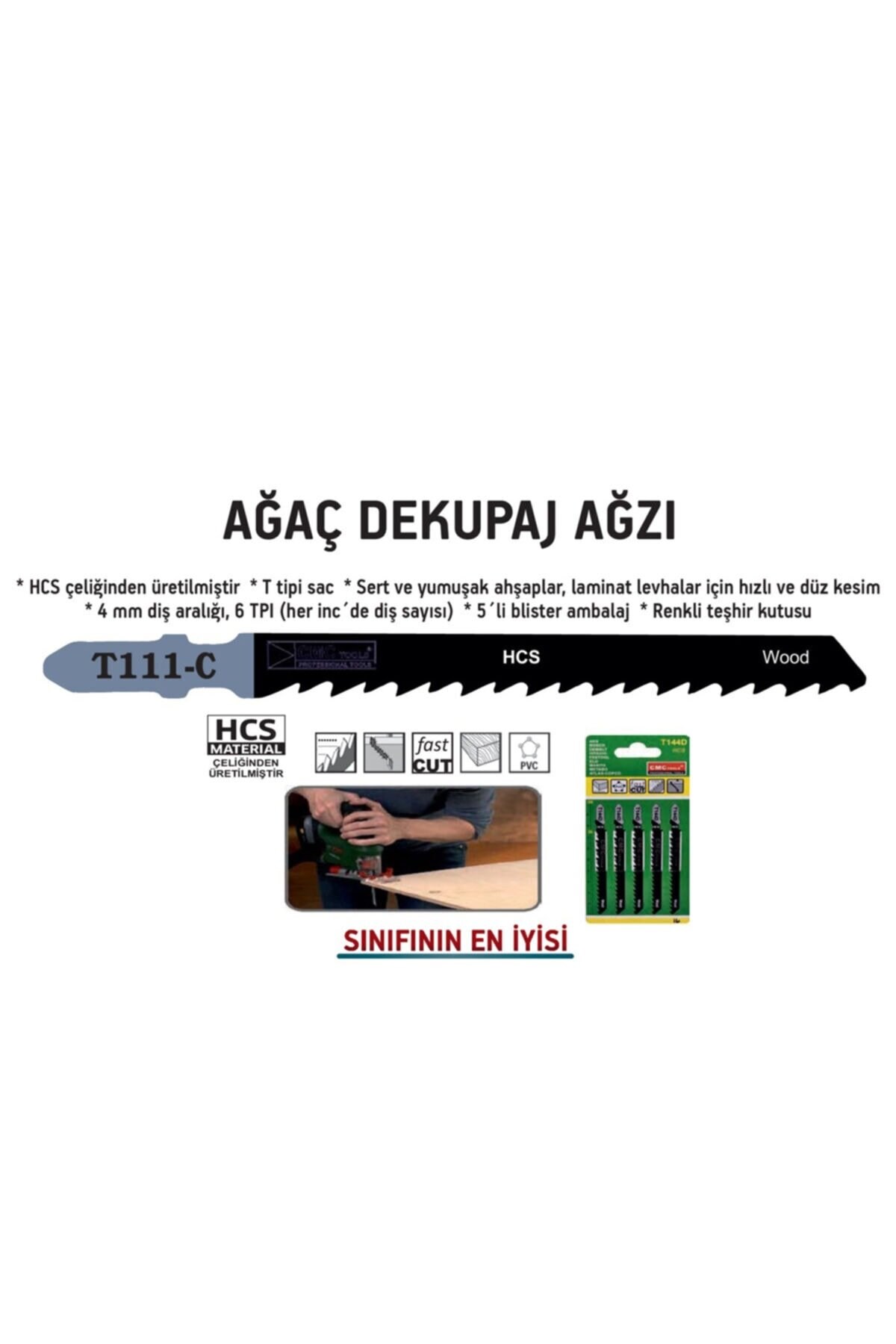 Cmc Dekupaj Bıçağı 5'li Pk.
