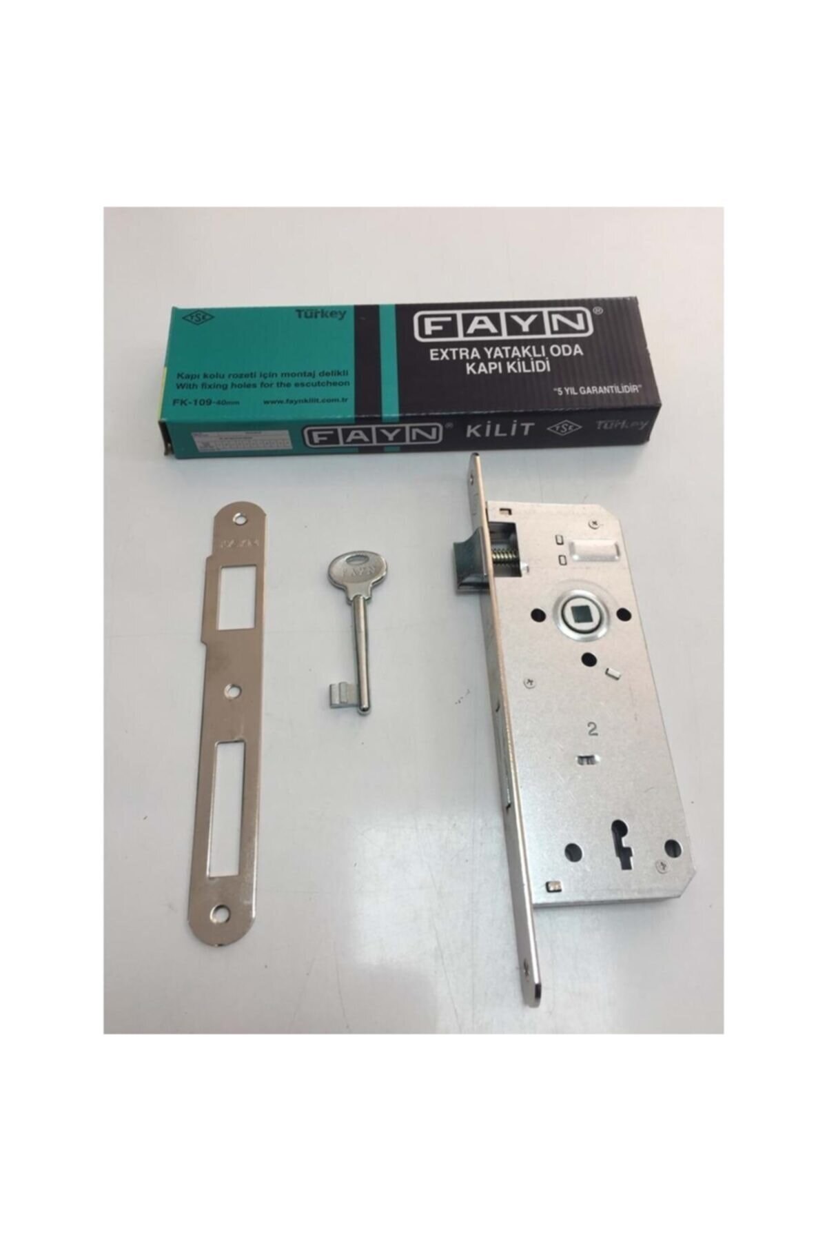 Fayn 40mm Oval Oda Kapı Kilidi