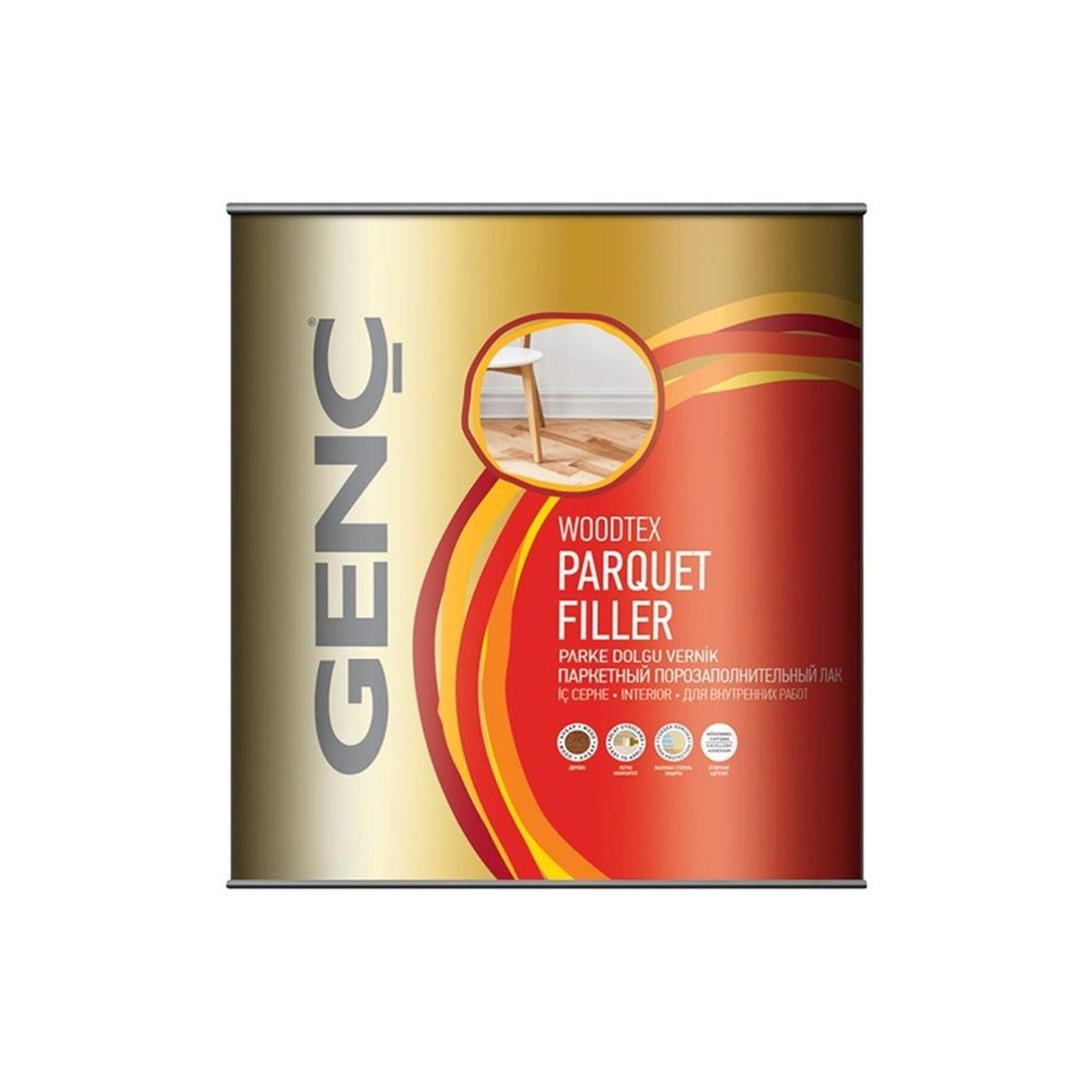 Genç Woodtex VN106.77 Parke Dolgu Vernik 2,5 Lt.