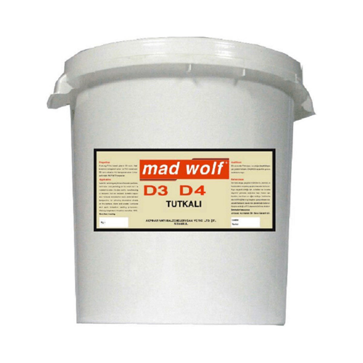 Madwolf Şeffaf D3 Tutkalı Mobilya Ahşap Yapıştırıcı