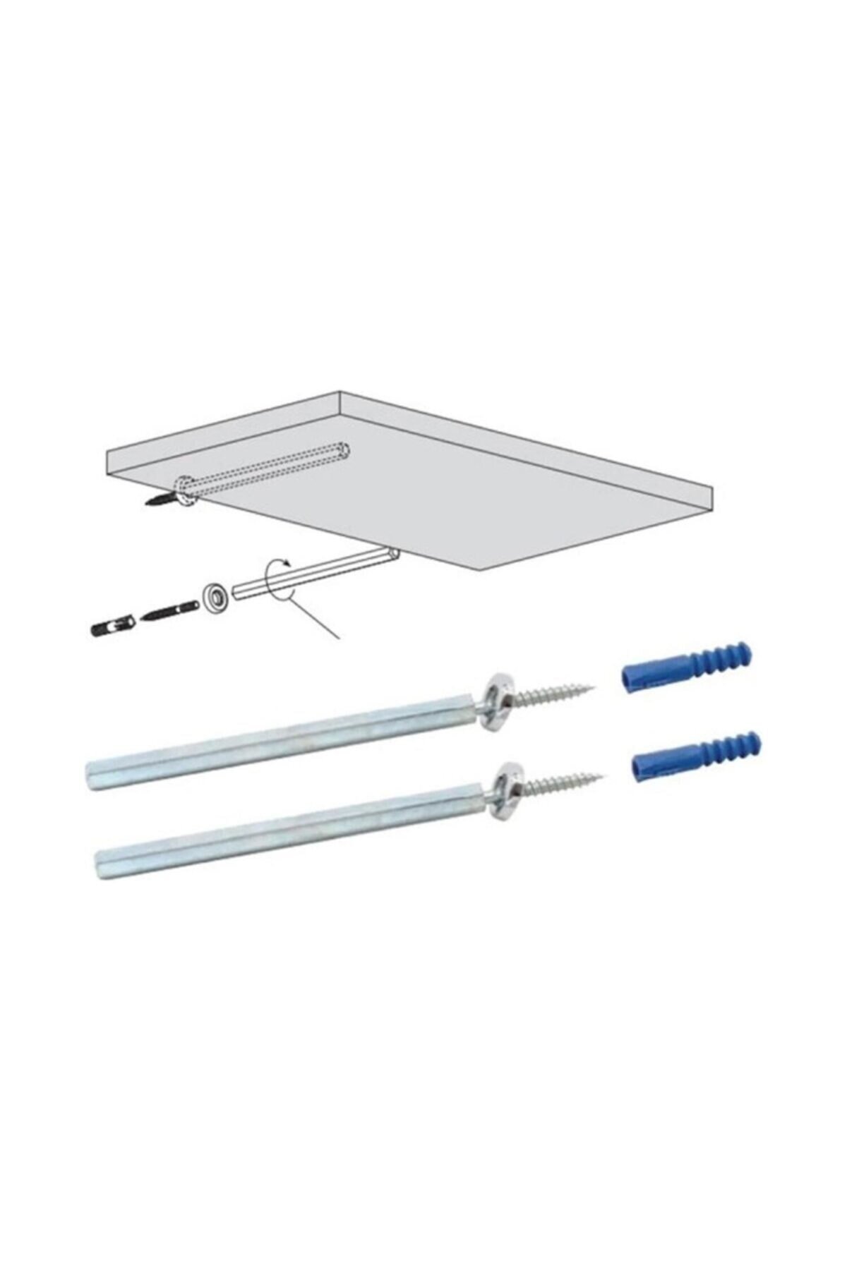 Metal Gizli Raf Tutucu