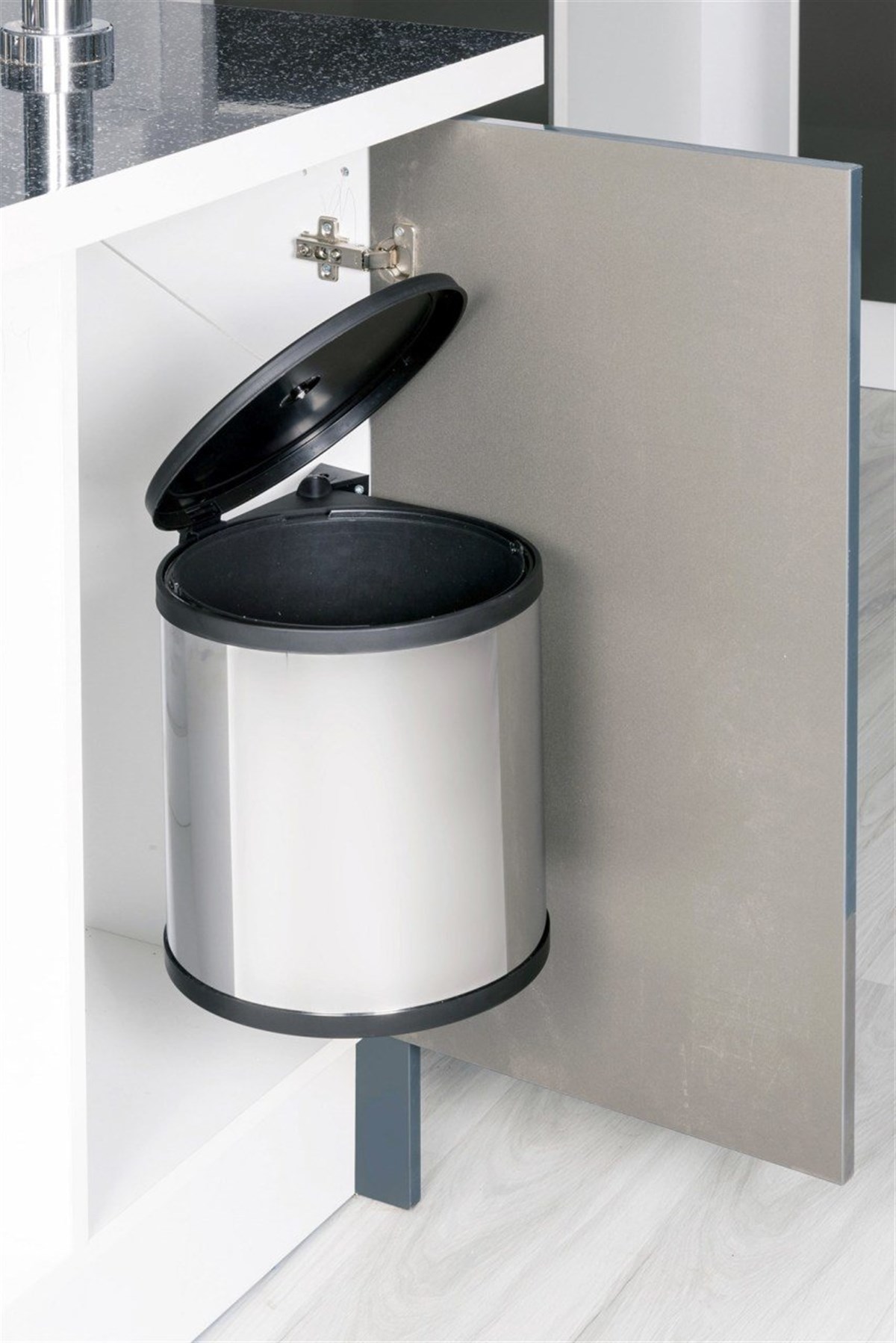 Oscar M3210 Kapağa Monte Çöp Kovası 400mm 305*295*305 Paslanmaz 11 Lt.