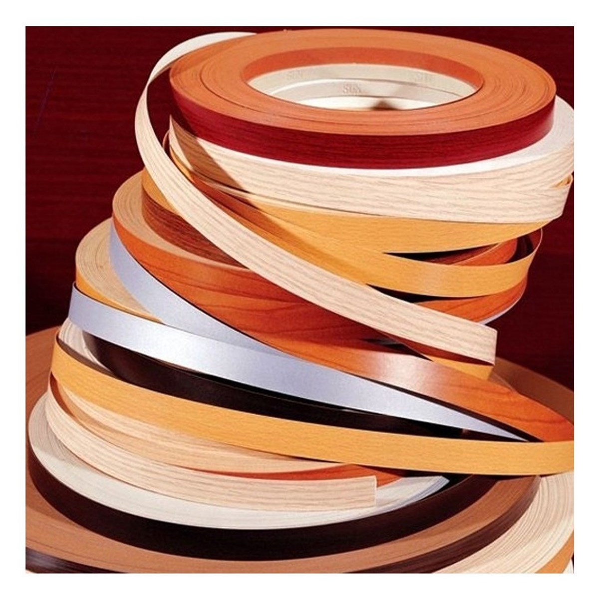 Roma 3075 Teak Desenli Pvc Kenarbant
