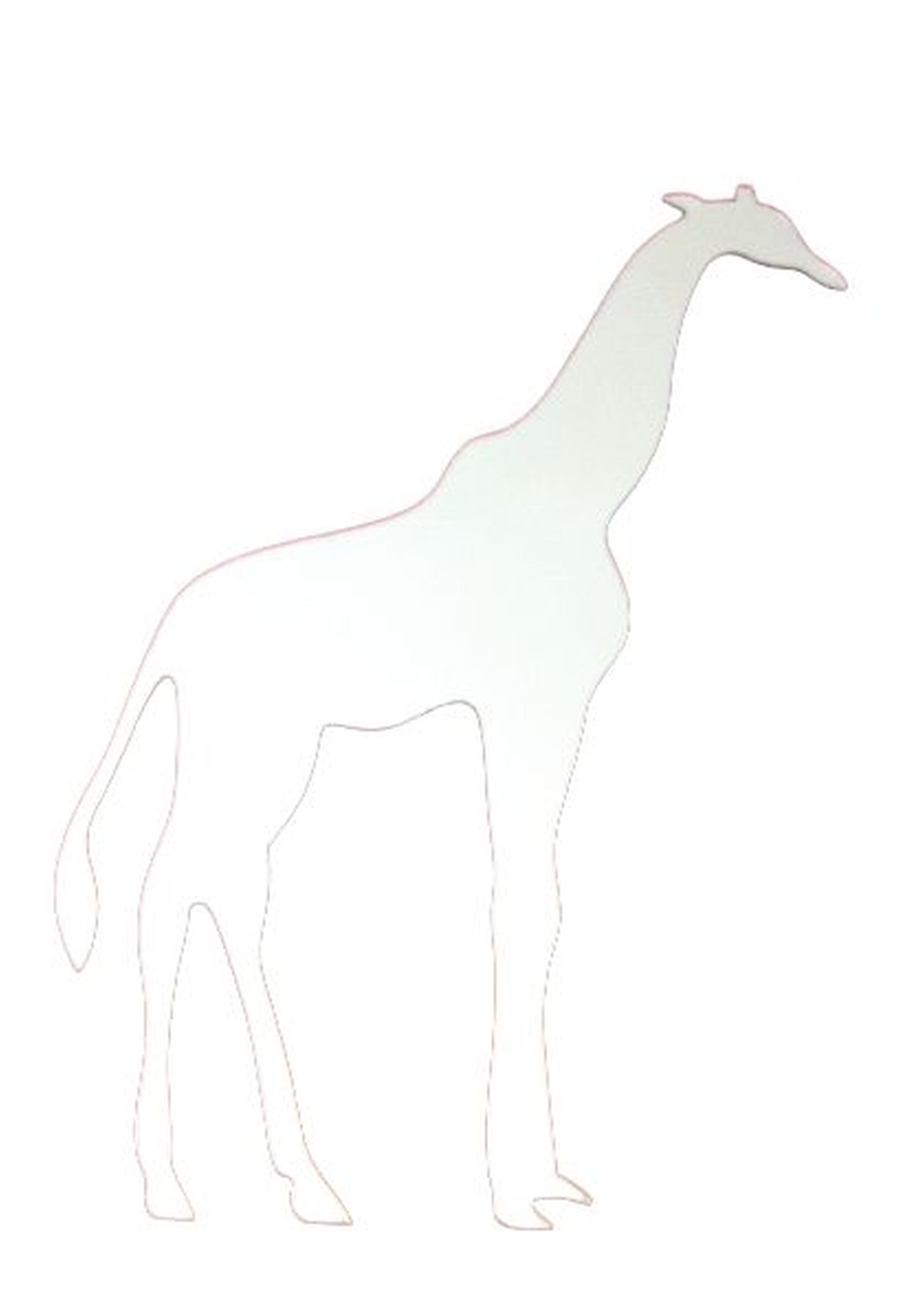 2 Adet Defter Sticker,Laptop Sticker  Aynalı  Zürafa Şekilli 20X14X0,6Cm