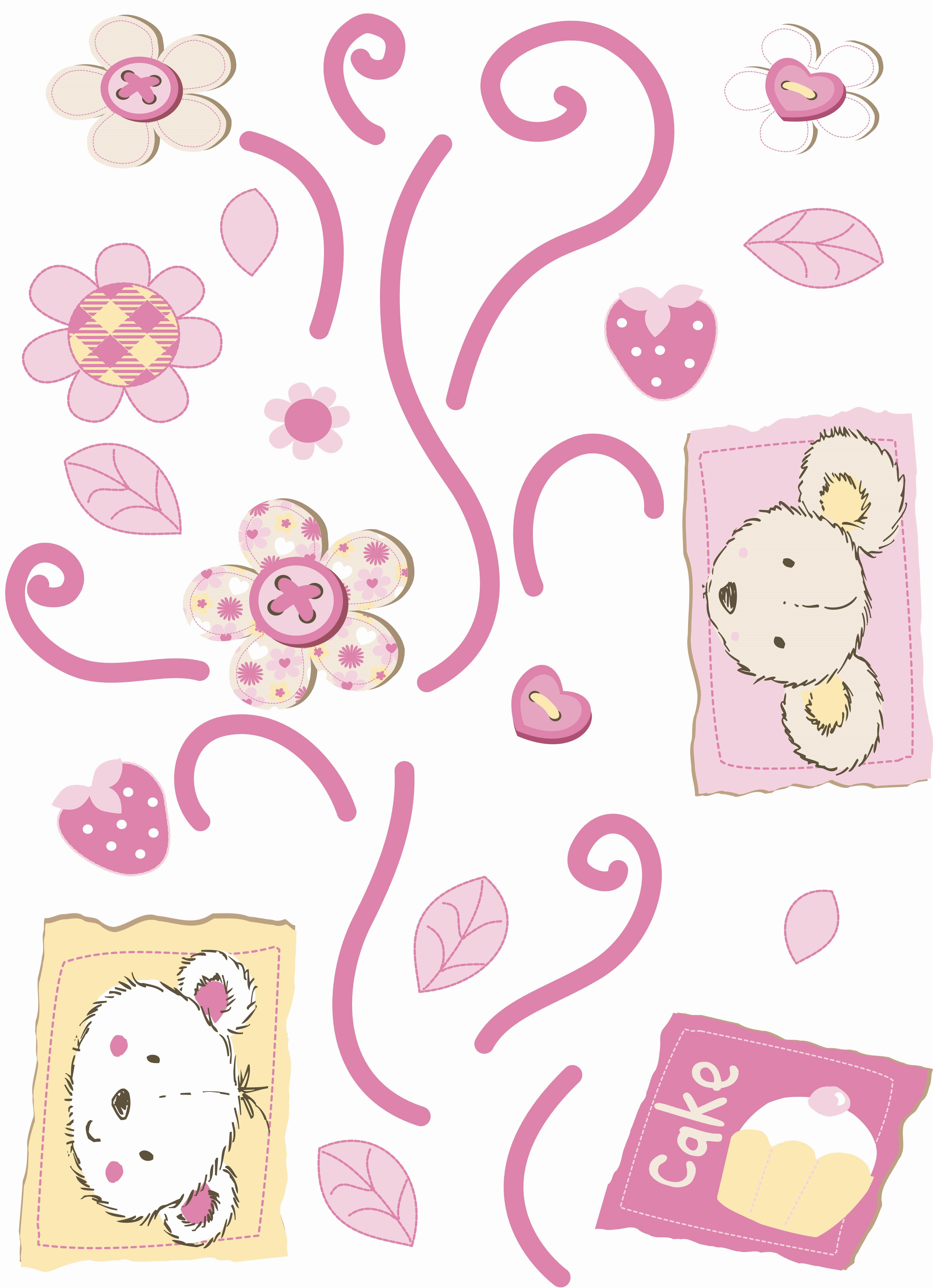 2 Adet Defter Sticker,Laptop Sticker Çiçekli Ağaç Desenli Pvc 70X50X0,5Cm