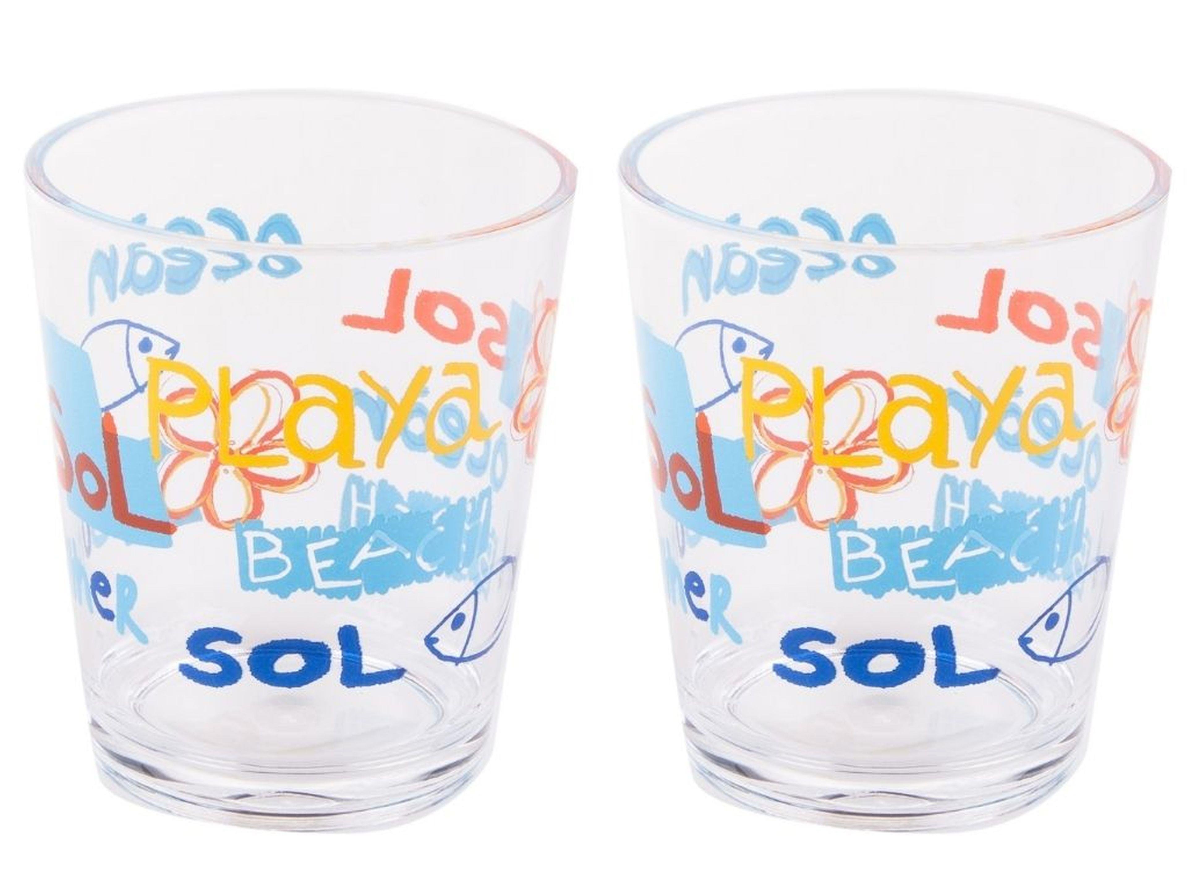 2 Adet Diş Fırçalık Ve Macun Kabı Deniz Desen Akrilik 8X8X9Cm  Banyo Seti  