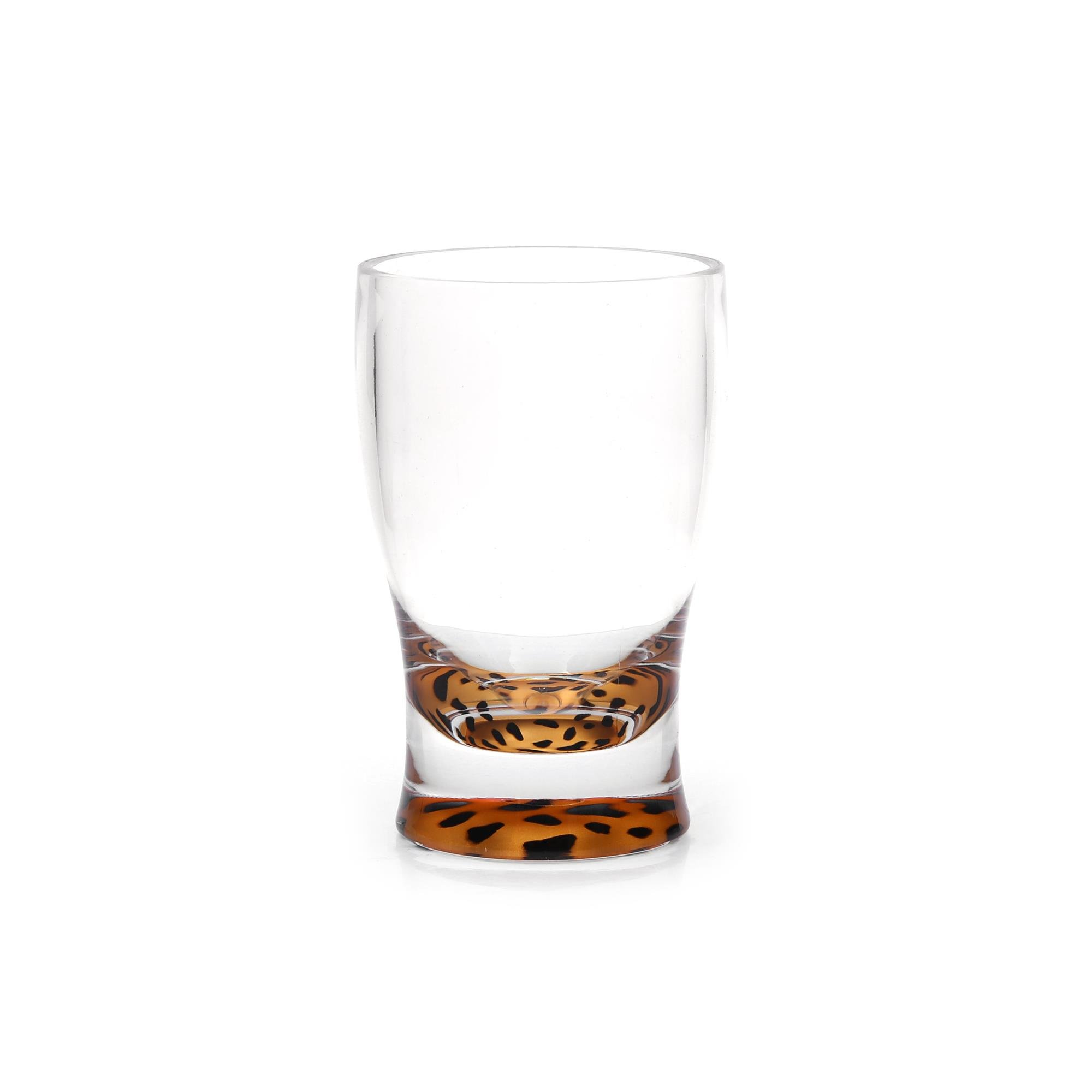 2 Adet Kalemlik Leopar Desenli Ofis Gereci 6X6X11Cm 300Ml