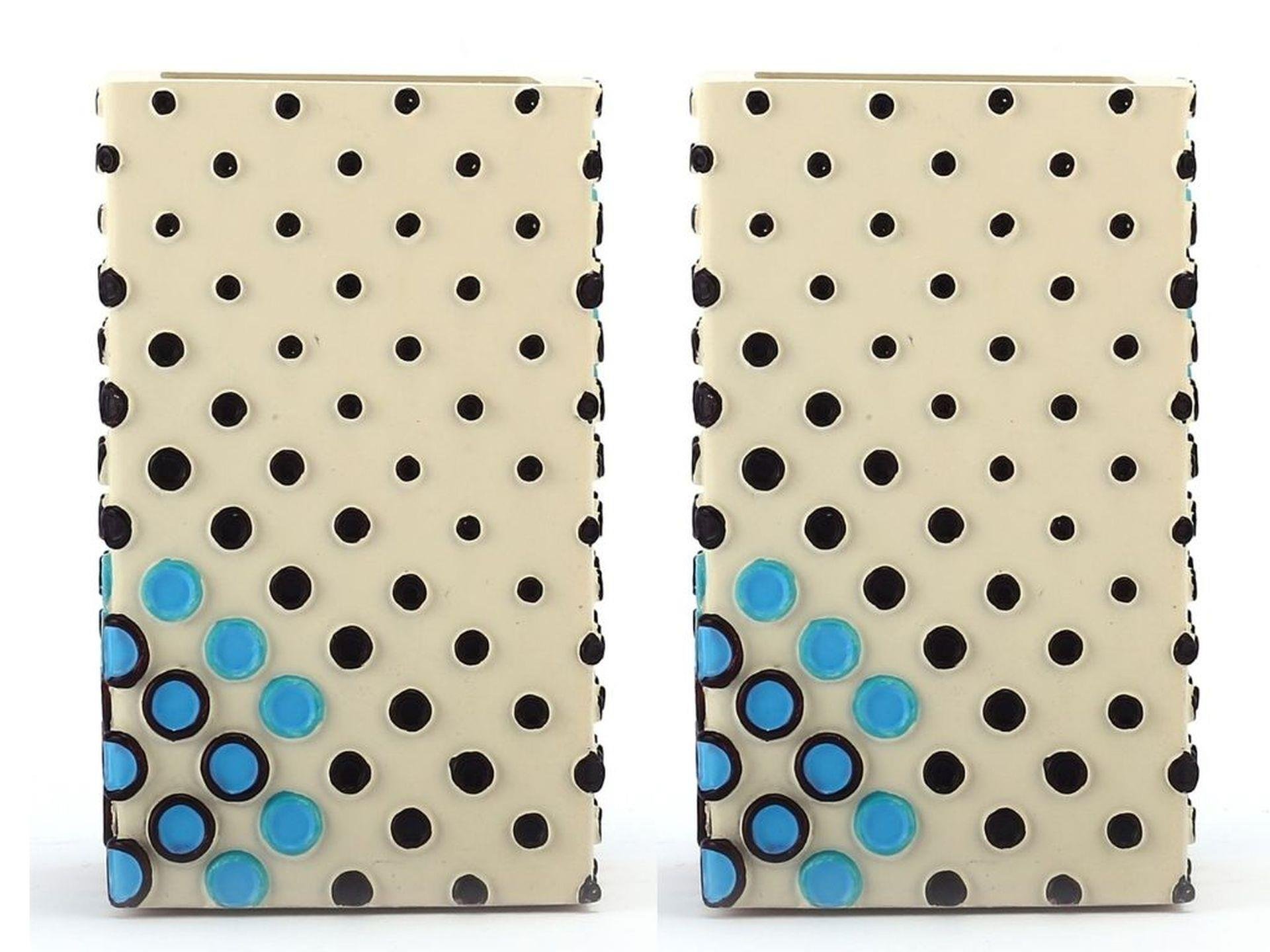 2 Adet Kalemlik Puanlı Model Ofis Gereci 6X6X10Cm 200Ml