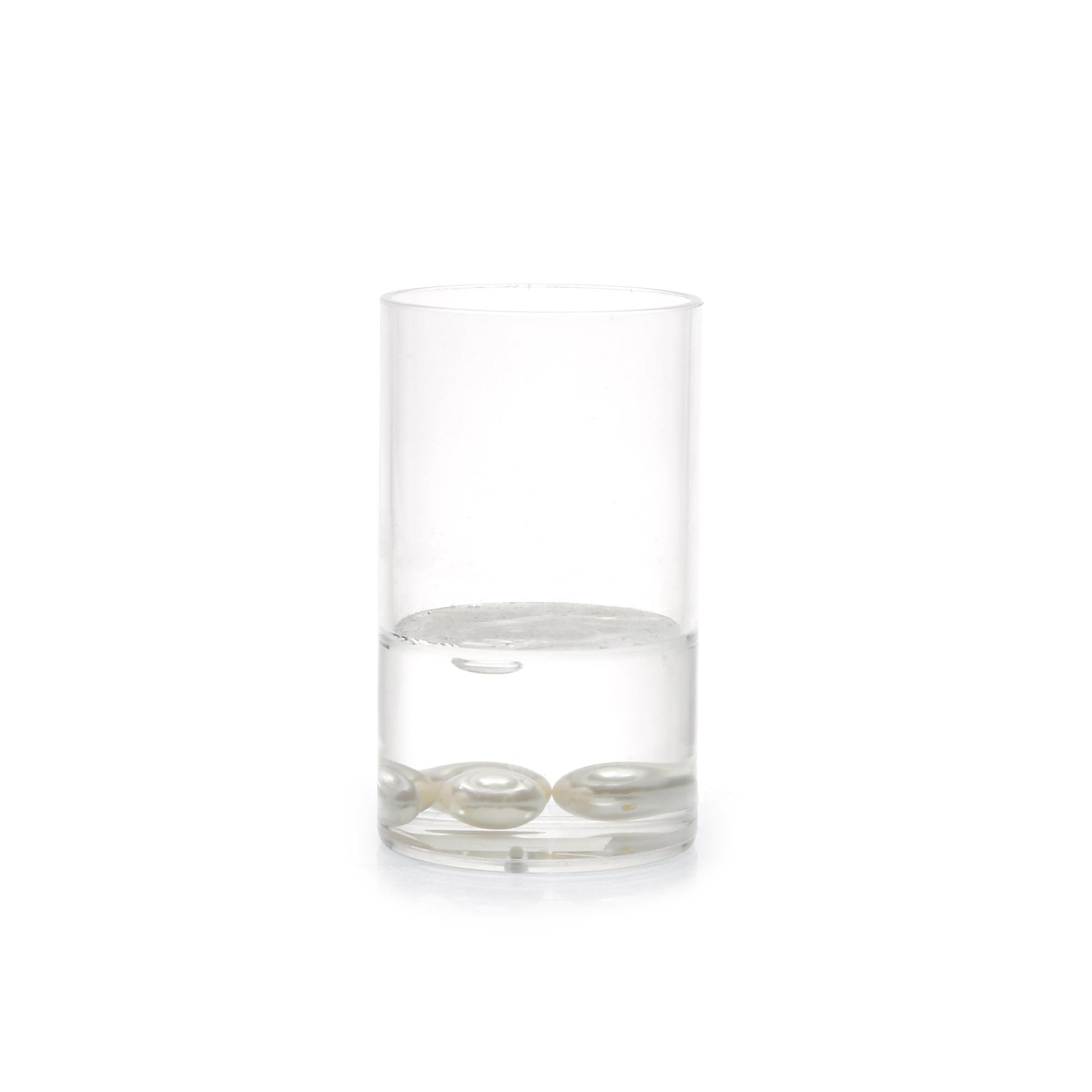 2 Adet Kalemlik Su İçinde İncili Model Ofis Gereci 7X7X13Cm 300Ml