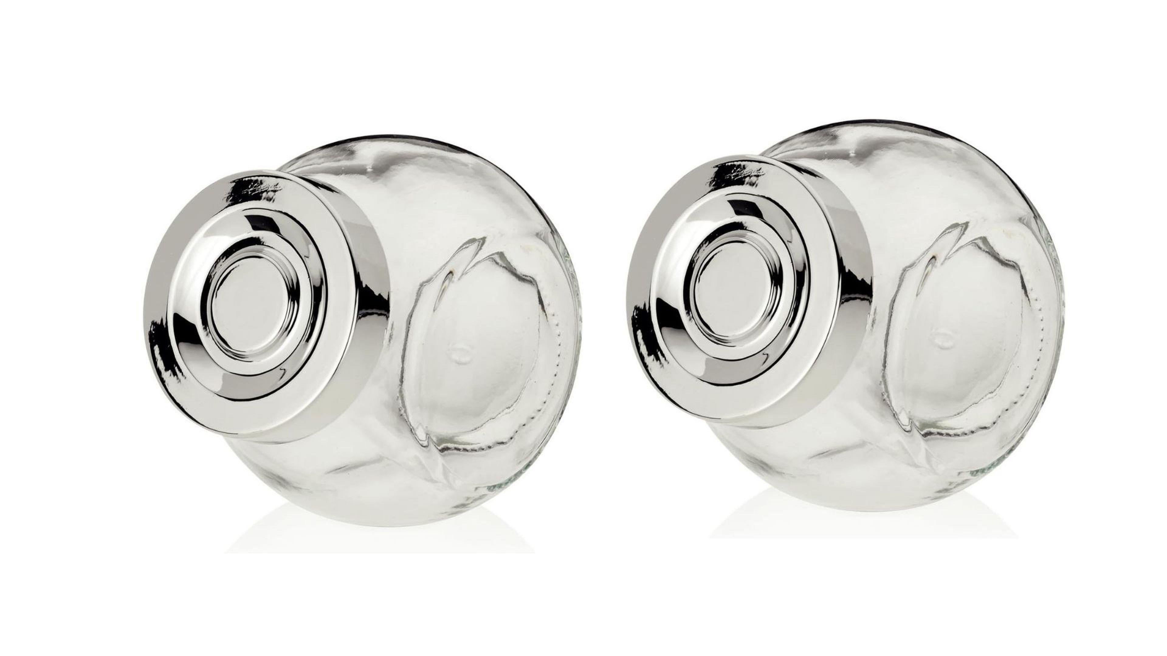 Baharat Kavanozu Cam  2 Adet Saklama Kabı 8X7X6Cm