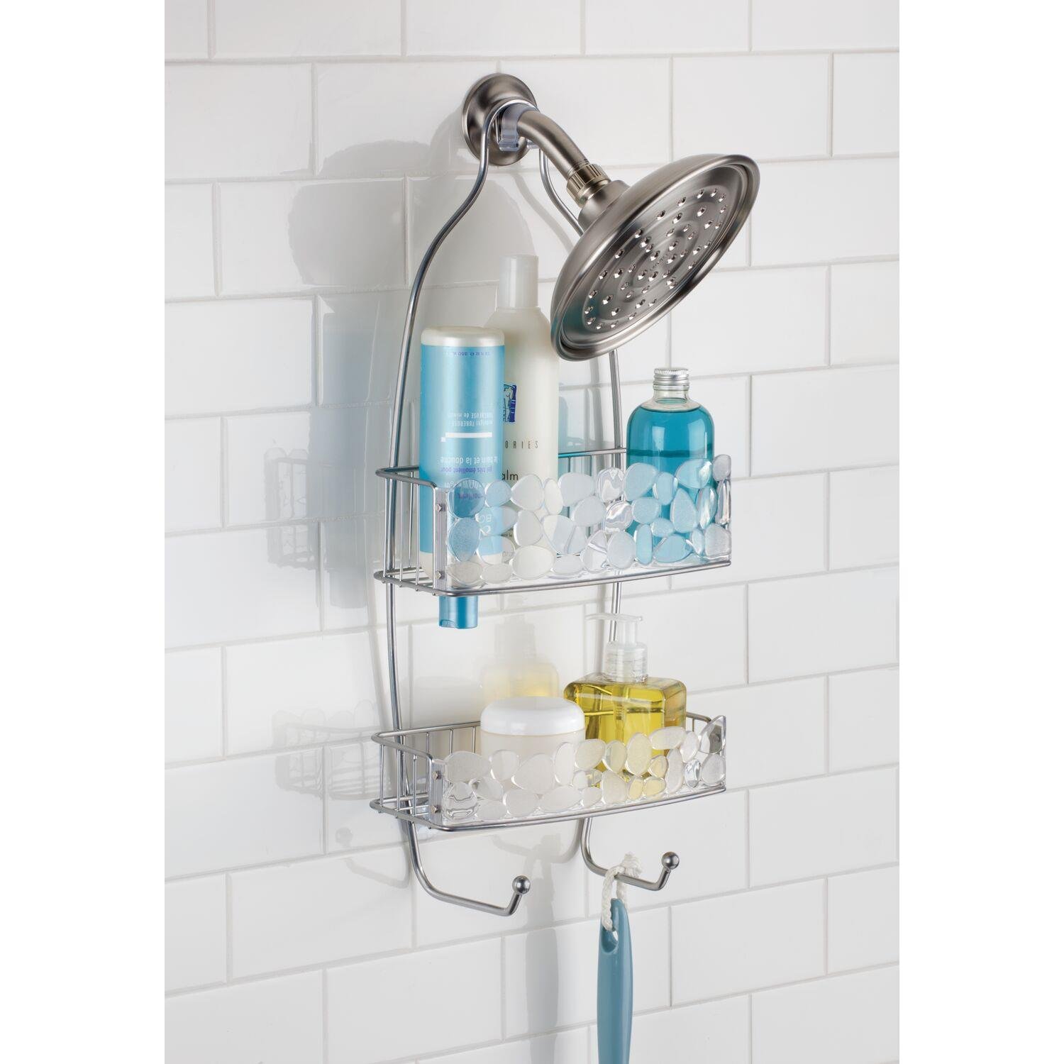 Banyo Duş Rafı Duş Hortumuna Asılabilir Vantuzlu 25X11X53Cm