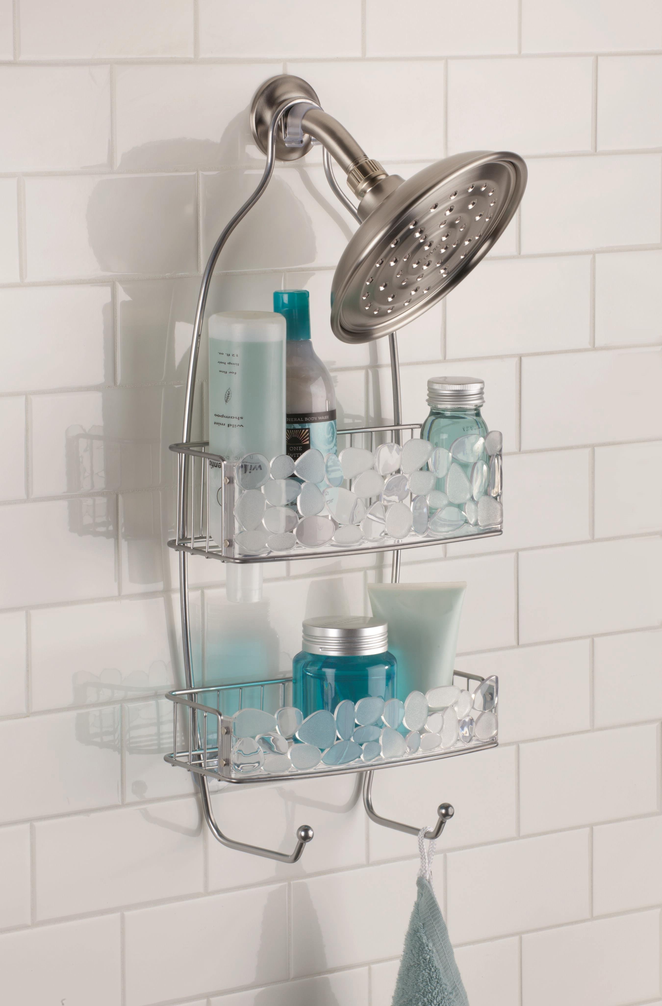 Banyo Duş Rafı Duş Hortumuna Asılabilir Vantuzlu 25X11X53Cm