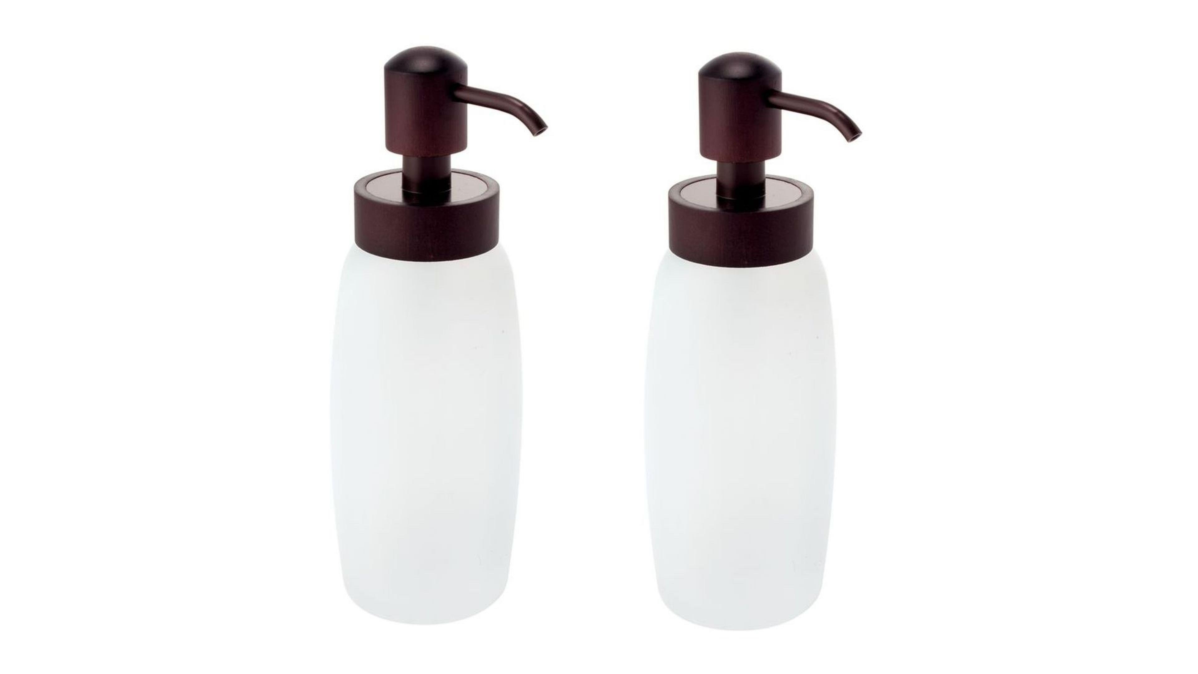 Banyo Seti Sıvı Sabunluk 2 Adet Cam Buz Desenli 6x6x20cm 300ml