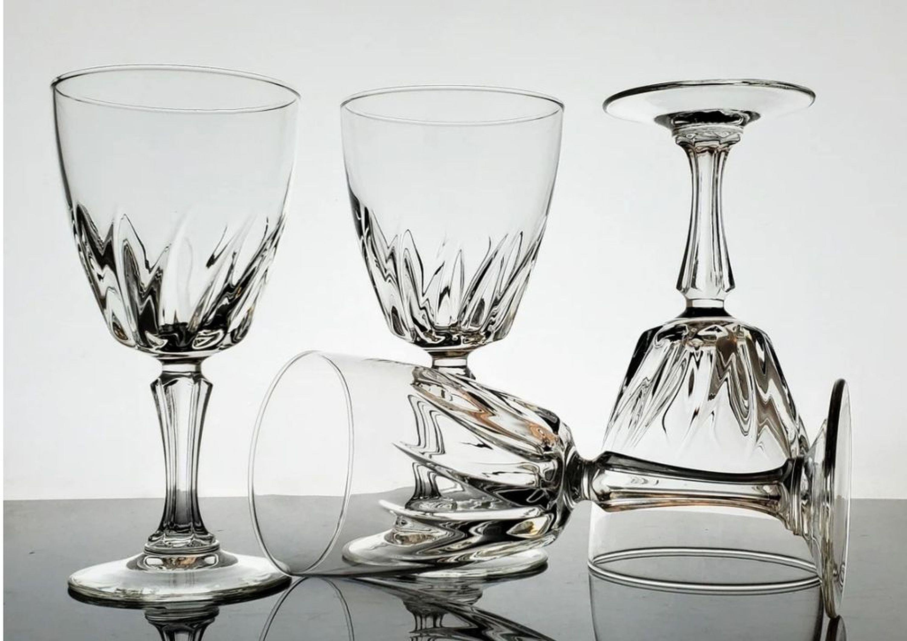 Cam Kadeh,Şarap,Şampanya Bardak Seti 4 Adet 7X7X15Cm